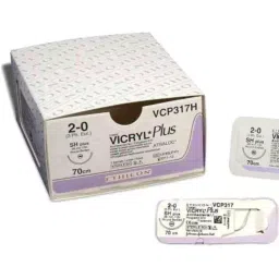 blue kites Ethicon VP2338 Vicryl Plus 0 Violet Braided Antibacterial Suture Size 90 cm (Pack of 12)-picture-41