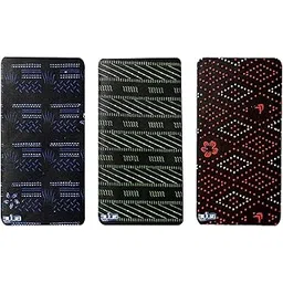 blue leaf 100% Pure Cotton Printed Lungies for Men (Multi-Coloured Pack of 3) 2.00 Meter-picture-24