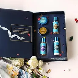 Blue Nectar Beauty Gift Box for Women & Men | Premium Face & Body Care Combo of Face Wash, Cream, Scrub, Body Wash & Body Lotion | Perfect Gift for Birthday & Anniversary | Pack of 5-picture-12