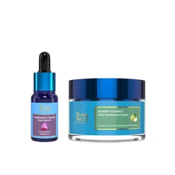 Blue Nectar Set of Shubhr Kumkumadi Tailam Face Serum 10ml & Vitamin C Daily Cream 50g-picture-22