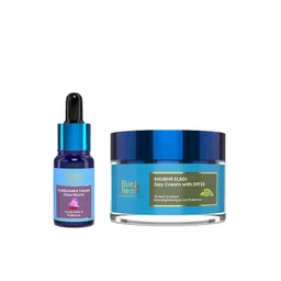 Blue Nectar Set of ShubhrKumkumadi Tailam Face Serum (10ml) & Shubhr Eladi Day Cream (50g)-picture-37