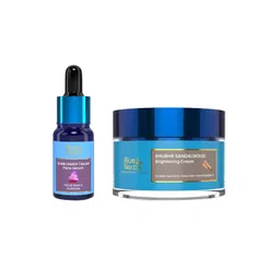 Blue Nectar Shubhr 2 Kumkumadi Tailam Face Serum10ml &  Sandalwood  Skin Brightening 50g-picture-36