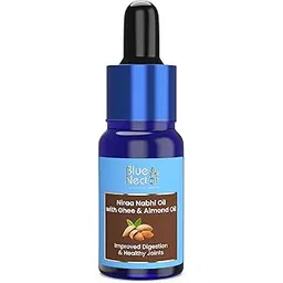 Blue Nectar Nabhi Oil with Ghee & Almond | Belly Button Oil for Digestion & Joint Support | Ayurvedic Natural Ingredients for Knee, Back, & Bodyache (21 Herbs, 10 ml)-picture-12