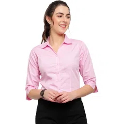 blue ronin Women Regular Fit Solid Spread Collar Casual Shirt-picture-24