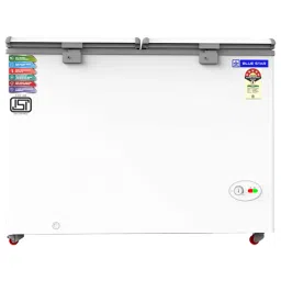 Blue Star 350 Litres 5 Star Double Door Deep Freezer (Stabilizer Free Operation, CF5-396NEYW , White)-picture-2