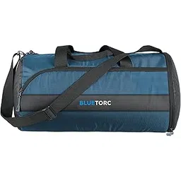blue torc 30L Gym, Sports & Travel Duffle BTD01, Unisex Duffel Bag with Shoe Compartment | 1-Year Warranty-picture-39