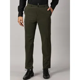 BLUE TYGA Men Comfort Mid-Rise Trousers-image-27