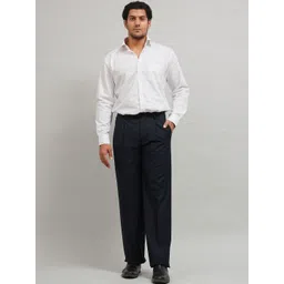 BLUEBIRD Men Smart Easy Wash Pleated Trousers-picture-26