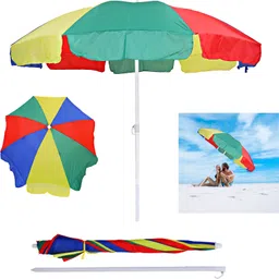 bluebuds 42in/7ft Outdoor Garden Big Size Umbrella Without Stand For Hotels Beach Shop Umbrella-picture-11