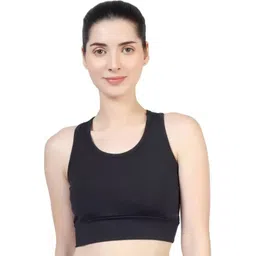 BLUEFICUS Non Padded Full Coverage Moisture Wicking Pure Cotton Workout Bra-picture-22