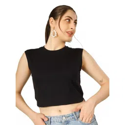 BLUEFICUS Women Fitted Cotton Crop Top-picture-34