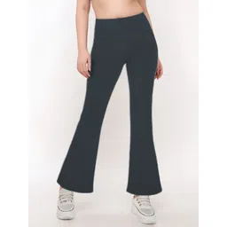 blueficus Women Solid Grey Track Pants-picture-10