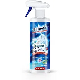 Blueoxy Fabric Starch & Easy Iron Spray |Winkle Free -Stiffing |Crisp Finish |Crease Free Finish | Lavender Fragrance | Easier Ironing | Color -Fabric Protection | 500 ml-image-7