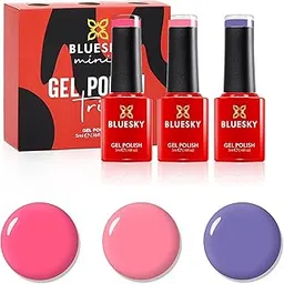 Bluesky Gel Nail Polish, DC110, Doll Pink, Donut, Long Lasting, Chip Resistant, 3 x 5ml (Requires Drying Under UV LED Lamp)-picture-14