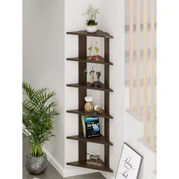 bluewud Brown Wood Wall Shelf-picture-55