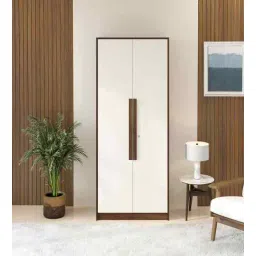 bluewud Maltein 2 Door Wardrobe In Brown Maple Finish-picture-22