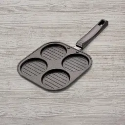 bluline Defined Non-Stick Mini Uttapam Maker 4 Cavity - Gas Stove Compatible Tawa 19 cm diameter-picture-11