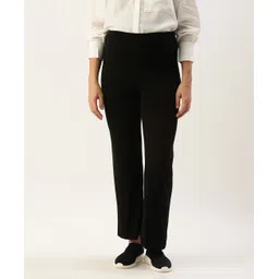 Blush 9 Solid Maternity Palazzo - Black-picture-19