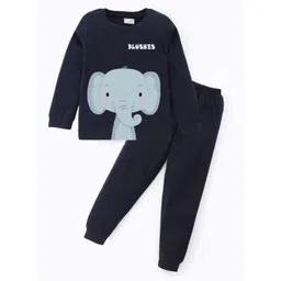 BLUSHES Kids Animal Printed Pure Cotton Night Suit-picture-28