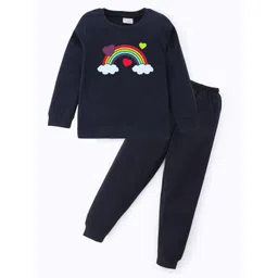 BLUSHES Kids Graphic Printed Pure Cotton Night Suits-picture-29