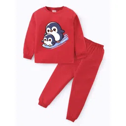 BLUSHES Kids Printed Pure Cotton Night Suit-picture-12