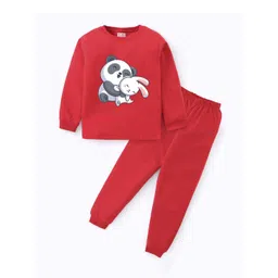 BLUSHES Kids Printed Pure Cotton Night Suit-picture-13