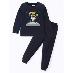 BLUSHES Kids Printed Pure Cotton Night Suit-picture-22