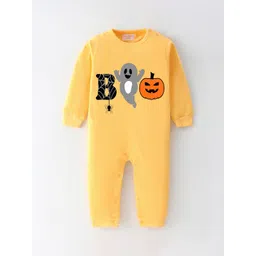 BLUSHES Kids Printed Pure Cotton Round Neck Rompers-picture-10