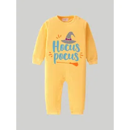 BLUSHES Kids Printed Pure Cotton Round Neck Rompers-picture-14