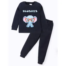BLUSHES Unisex Kids Printed T-shirt with Pyjamas-picture-56