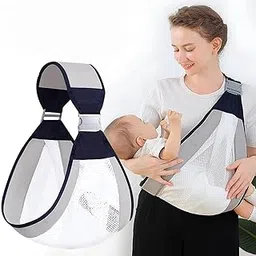 BLUTAILS Baby Carrier for Newborn to Toddler. Adjustable Baby Sling with Thick Shoulder Strap, Lightweight and Breathable Baby Carrier Wrap for 3-24 Months Baby-picture-30