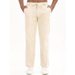 BLVNK Men Relaxed Fit Multi-Pocket Utility Trousers-image-15