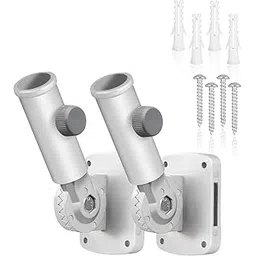 BMFTRRI Flag Pole Holder Flagpole Bracket, Multi-Position Mounting Bracket with Hardwares, Aluminum Flagpole Bracket and Strong, Rust-Free Holder for Flagpoles-picture-25