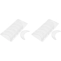 bnf 6 Pairs Silicone Anti Wrinkle Eye Pad Patch Skin Care Half-moon Shaped Pad-Clothing Shoes & Accessories - Womens Clothing - Intimates & Sleep - Forms Enhancers image 1
