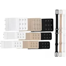 bnf 3xWomen Bra Extenders 3 Hooks 2 of Hooks Comfortable Adjustable Bra Straps Holder-Clothing, Shoes & Accessories - Womens Clothing - Intimates & Sleep - Bras & Bra Sets-picture-39