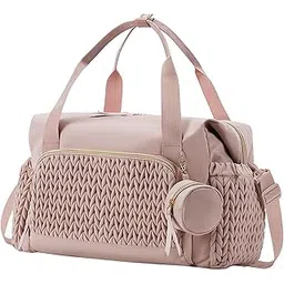 bnf Bnf® Diaper Bag with Shoulder Strap Large Maternity Bag for Women Nurses Work Gym Pale Pinkish Gray Baby | Diapering | Diaper Bags-picture-48