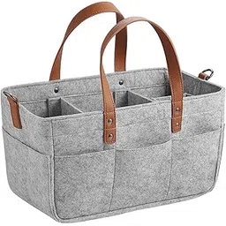 bnf bnf® Felt Fabric Baby Diaper Bag Lightweight Baby Products Organizer Compartment Light Gray | Strollers & Accessories | Stroller Accessories | Organizers & Nets-picture-50