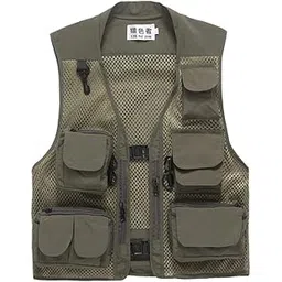 bnf BNF® Fly Fishing Vest Multi-Pocket Mesh Fishing Vest Photographer Jacket L-Sporting Goods | Fishing | Clothing, Shoes & Accessories | Vests-picture-19