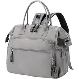 bnf Bnf® Nappy Tote Bag Shoulder Bag Reusable Wide Open Top Baby Diaper Bag Gray Baby | Diapering | Diaper Bags-picture-19