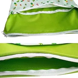 bnf Bnf® Wet and Dry Bag for Baby Cloth Diapers Baby Nappy Storage Bag for Swimsuits Green Baby | Diapering | Diaper Bags-picture-17