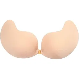 bnf Bnf®Backless Sticky Bra Women Push up Silicone Bra for All Backless Dress Events Beige C|Clothing, Shoes & Accessories | Womens Clothing |1 Backless Sticky Bra-picture-17