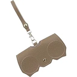 bnf Glasses Bag Handmade Dustproof Glasses Clip PU Leather Case Eyeglasses Pouch Khaki|Health & Beauty | Vision Care | Eyeglass Cases-picture-34