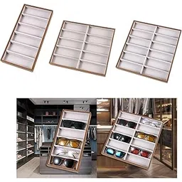 BNF Glasses Tray Multipurpose Display Organizer for Eyeglass Sunglasses Earrings 6 pair|Health & Beauty | Vision Care | Eyeglass Cases-picture-49