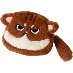 bnf Kawaii Cat Face Coin Purse Multipurpose Cartoon for Kids Boys Girls Children Dark Brown White|Wallets|Clothing Shoes & Accessories-picture-39