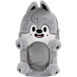 bnf Plush Photocard Holder Portable Protector Hanging Decoration Protective Case Gray Wolf|1 PlushPhotocard Holder|Wallets| Womens Accessories-picture-52