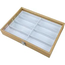 bnf Sunglasses Organizer 8 Grids Jewelry Organizer for Apartment Travel Tabletop Health & Beauty | Vision Care | Eyeglass Cases-picture-20
