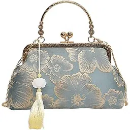 bnf Women Vintage Retro Style Handbag Elegant Tote Bag Kiss Lock Crossbody Purse | Clothing, Shoes & Accessories | Womens Handbags & Bags-picture-17