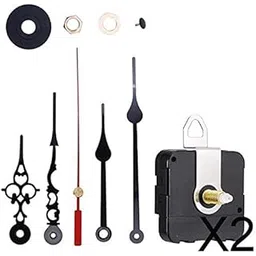 bnf® 2xDIY Quartz Clock Mechanism Movement with Large 5 Hands. Wall Clock Repair | Replacement Parts & Tools | Clocks | Home Decor-picture-24