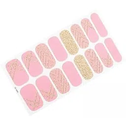 Bnf® 4x16 Pieces Cured Gel Nail Strips Self Adhesives Gel Nail Wrap Stickers Decals Style G-picture-35