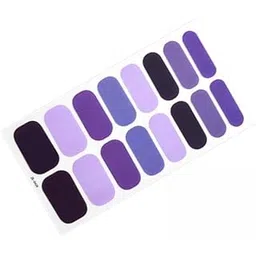 Bnf® 6x16 Pieces Cured Gel Nail Strips Self Adhesives Gel Nail Wrap Stickers Decals Style A-picture-22